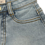 Twinset Short In Denim Tinta Unita con Girovita Regolabile per Bambina 251GJ2521XX AZZURRO TWINSET 
