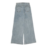 Twinset Jeans Tinta Unita Modello A Palazzo con Tasche Americane per Bambina 251GJ2541X AZZURRO TWINSET 