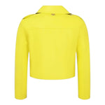 Twinset Giubbino In Ecopelle Tinta Unita con Zip per Bambina 251GJ2561 GIALLO TWINSET 