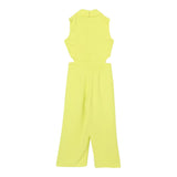 Twinset Tuta Tinta Unita Giromanica per Bambina 251GJ2QN4 GIALLO FLUO TWINSET 