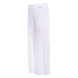 Twinset Pantalone tinta unita Traforato Bianco per Bambina 251GJ2QR4X BIANCO TWINSET 