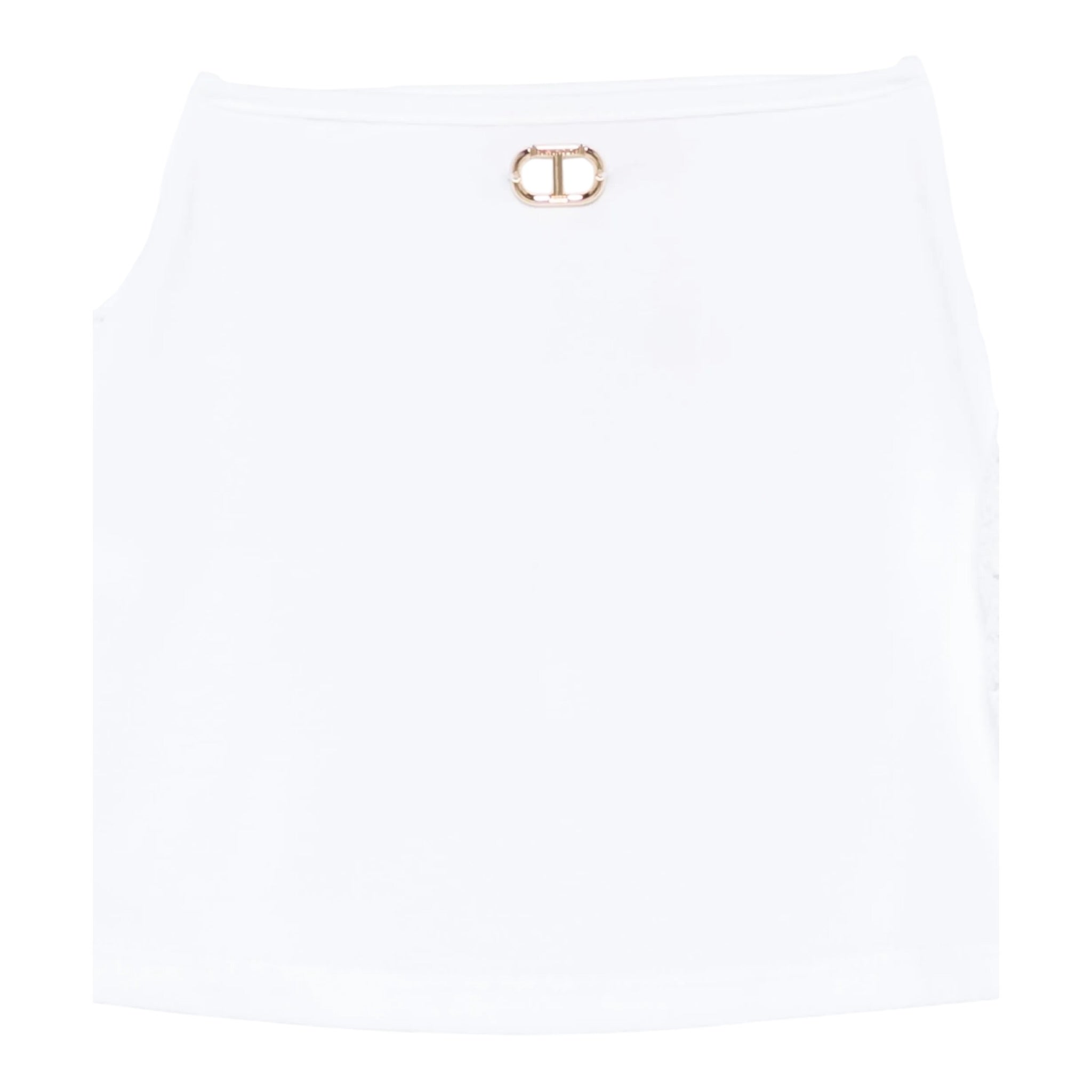 Twinset Top Maniche Ricamate Tinta Unita per Bambina 251GJ2QR9 BIANCO TWINSET 