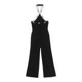 Twinset Tuta Intera Tinta Unita con Logo per Bambina 251GJ3QW1X NERO TWINSET 