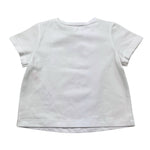 Twinset T-Shirt Girocollo Tinta Unita con Stampa per Neonata GJ2488 BIANCO/GIALLO TWINSET 