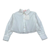 Vicolo Camicia Manica Lunga Tinta Unita per Neonata 3141CY1127N PANNA VICOLO 