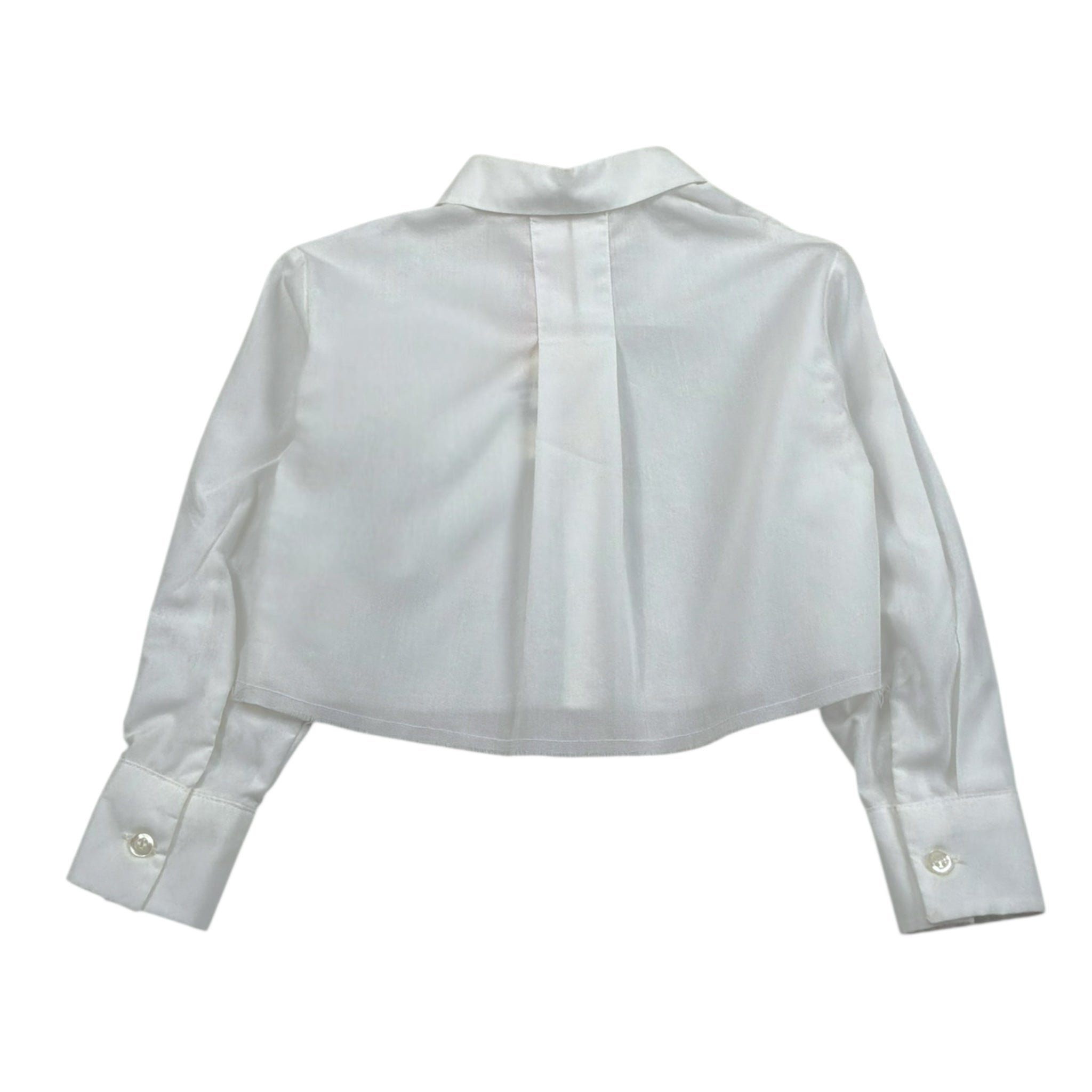 Vicolo Camicia Manica Lunga Tinta Unita per Neonata 3141CY1127N PANNA VICOLO 
