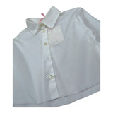 Vicolo Camicia Manica Lunga Tinta Unita per Neonata 3141CY1127N PANNA VICOLO 