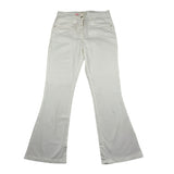 Vicolo Pantalone tinta unita Modello Zampa Panna per Bambina 3145P0814 PANNA VICOLO 
