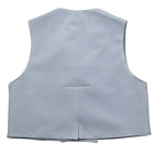 Vicolo Gilet tinta unita con Bottoni Azzurro per Bambina 3146B00090X AZZURRO VICOLO 