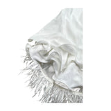 Vicolo Abito Giromanica Tinta Unita con Sottoveste per Bambina 3146V00286 BIANCO VICOLO 