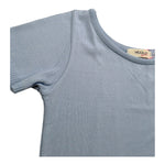 Vicolo T-Shirt Girocollo Tinta Unita per Neonata 3146WY00313N AZZURRO VICOLO 