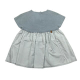 Wedoble Abito Mezza Manica Fantasia A Righe per Neonata V2404404R AZZURRO POLVERE WEDOBLE 