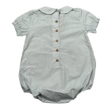 Wedoble Pagliaccetto Mezza Manica Fantasia A Righe per Neonato V2404716R BIANCO WEDOBLE 