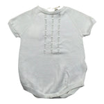 Wedoble Pagliaccetto Mezza Manica Tinta Unita per Neonato V2501305R BIANCO WEDOBLE 