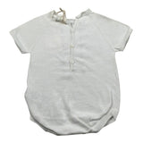 Wedoble Pagliaccetto Mezza Manica Tinta Unita per Neonato V2501305R BIANCO WEDOBLE 