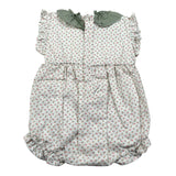 Wedoble Pagliaccetto Mezza Manica Tinta Unita Fantasia Floreale per Neonata V2506705A BIANCO WEDOBLE 