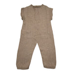 Wedoble Tutina Mezza Manica Tinta Unita per Neonato V2507310A BEIGE WEDOBLE 