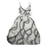 Xacus Abito Bretelline Tinta Unita con Stampe per Bambina 05562 PANNA XACUS 