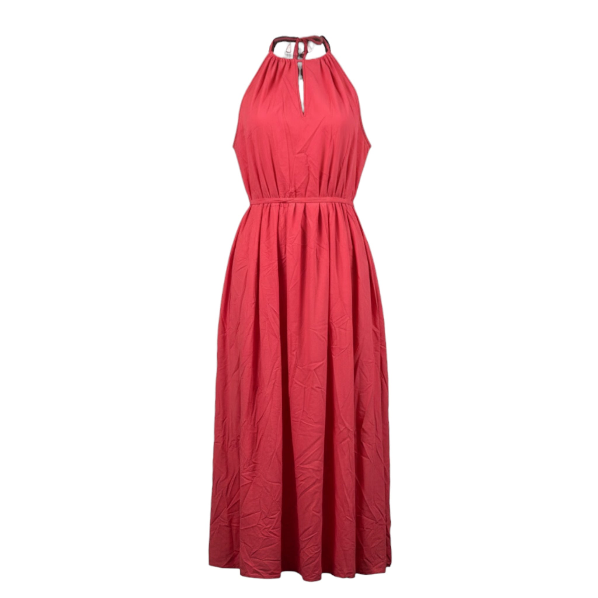Xacus Abito Tinta Unita Giromanica per Bambina SANDY SALMONE XACUS 