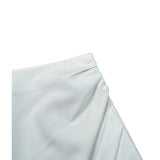 Y-Clu Gonna Tinta Unita con Elastico In Vita per Bambina Y19046 BIANCO Y-CLU 