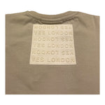 Yes London T-Shirt Girocollo Tinta Unita con Stampa per Bambino JR2119 BEIGE YES LONDON 