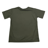 Yes London T-Shirt Girocollo Tinta Unita con Logo per Bambino JR2143 VERDE YES LONDON 
