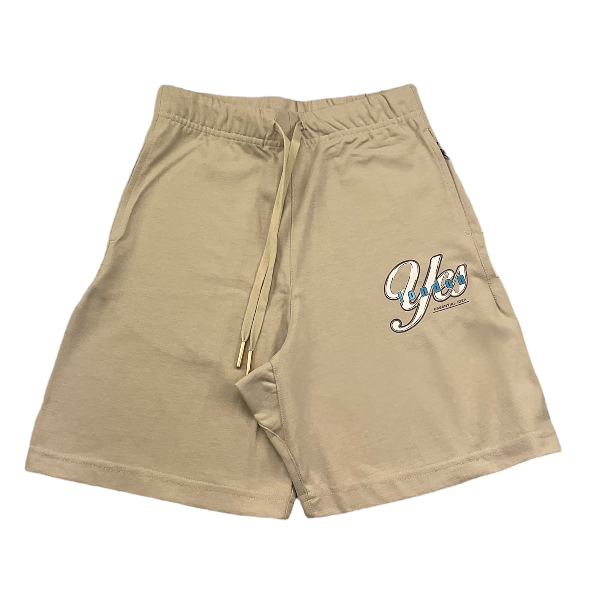 Yes London Bermuda Tinta Unita con Logo per Bambino JR7042 BEIGE YES LONDON 