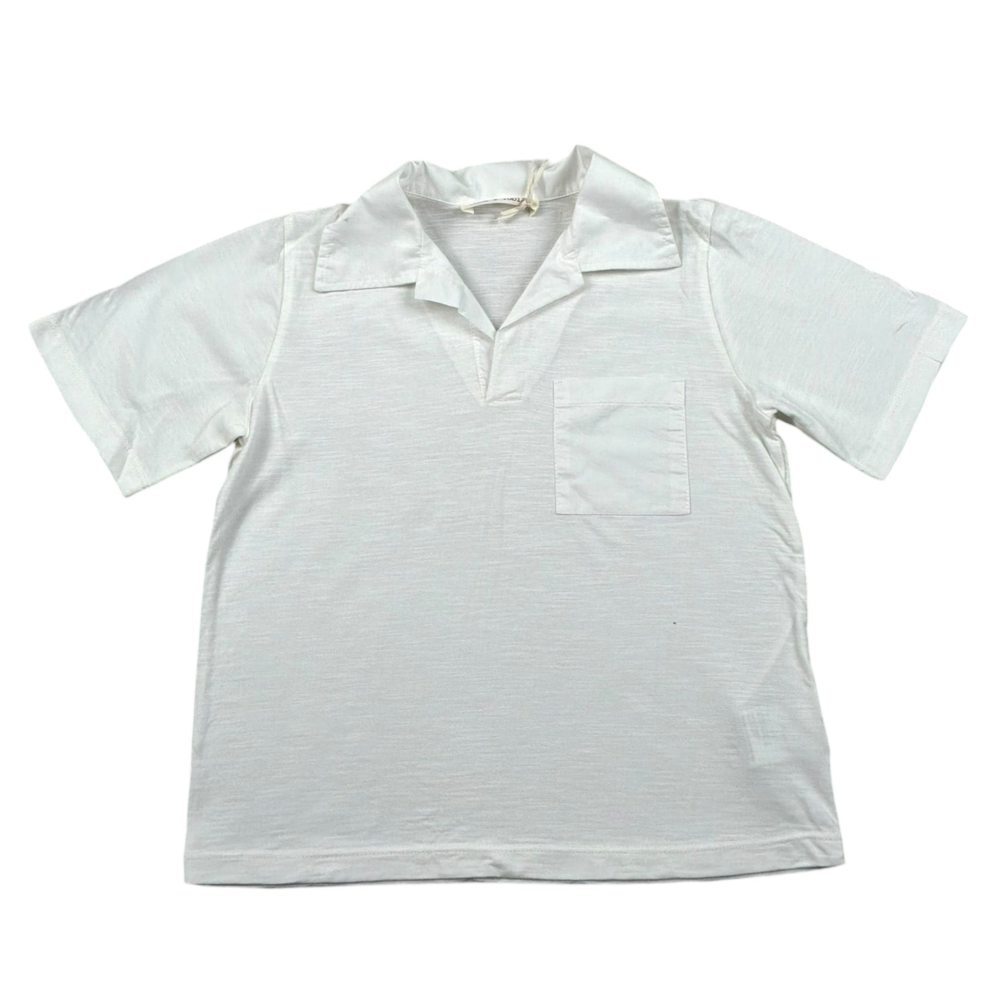 Zhoe & Tobiah Polo Mezza Manica Tinta Unita per Bambino BSE18MJ BIANCO ZHOE & TOBIAH 