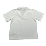 Zhoe & Tobiah Polo Mezza Manica Tinta Unita per Bambino BSE18MJ BIANCO ZHOE & TOBIAH 