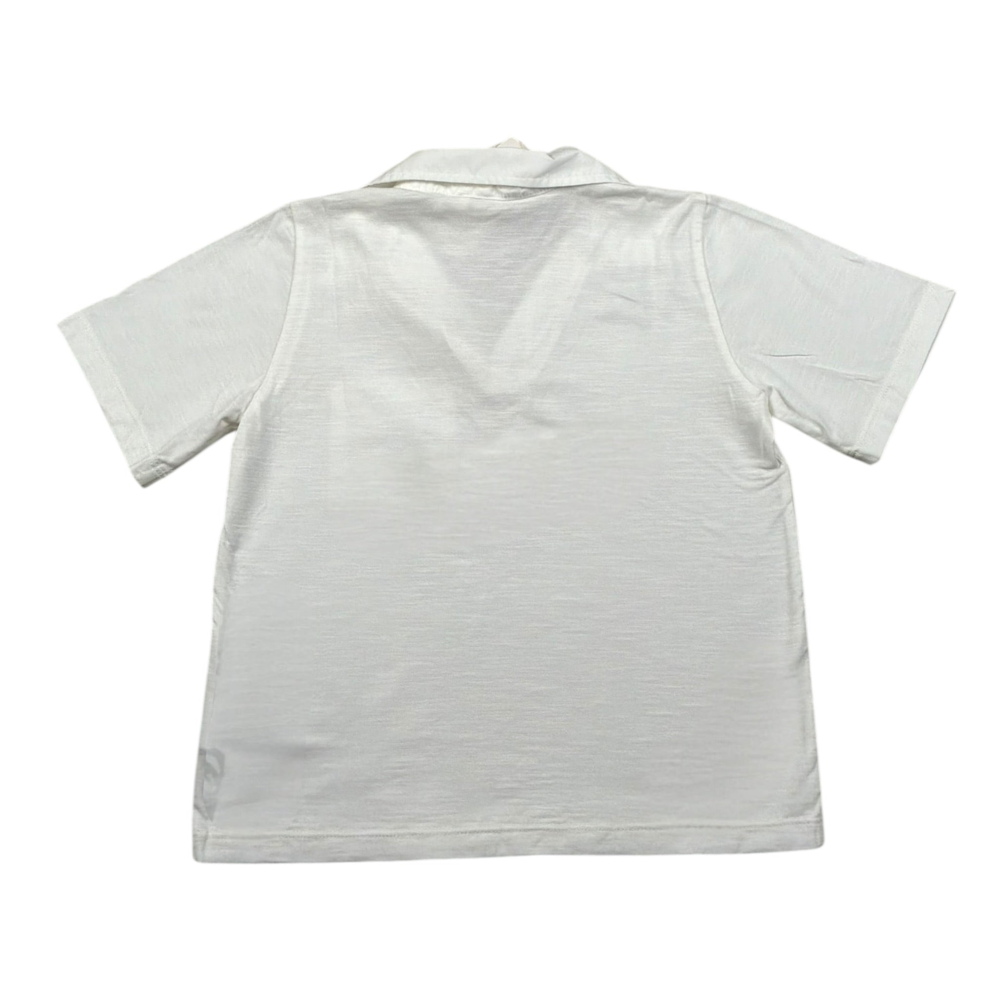 Zhoe & Tobiah Polo Mezza Manica Tinta Unita per Bambino BSE18MJ BIANCO ZHOE & TOBIAH 