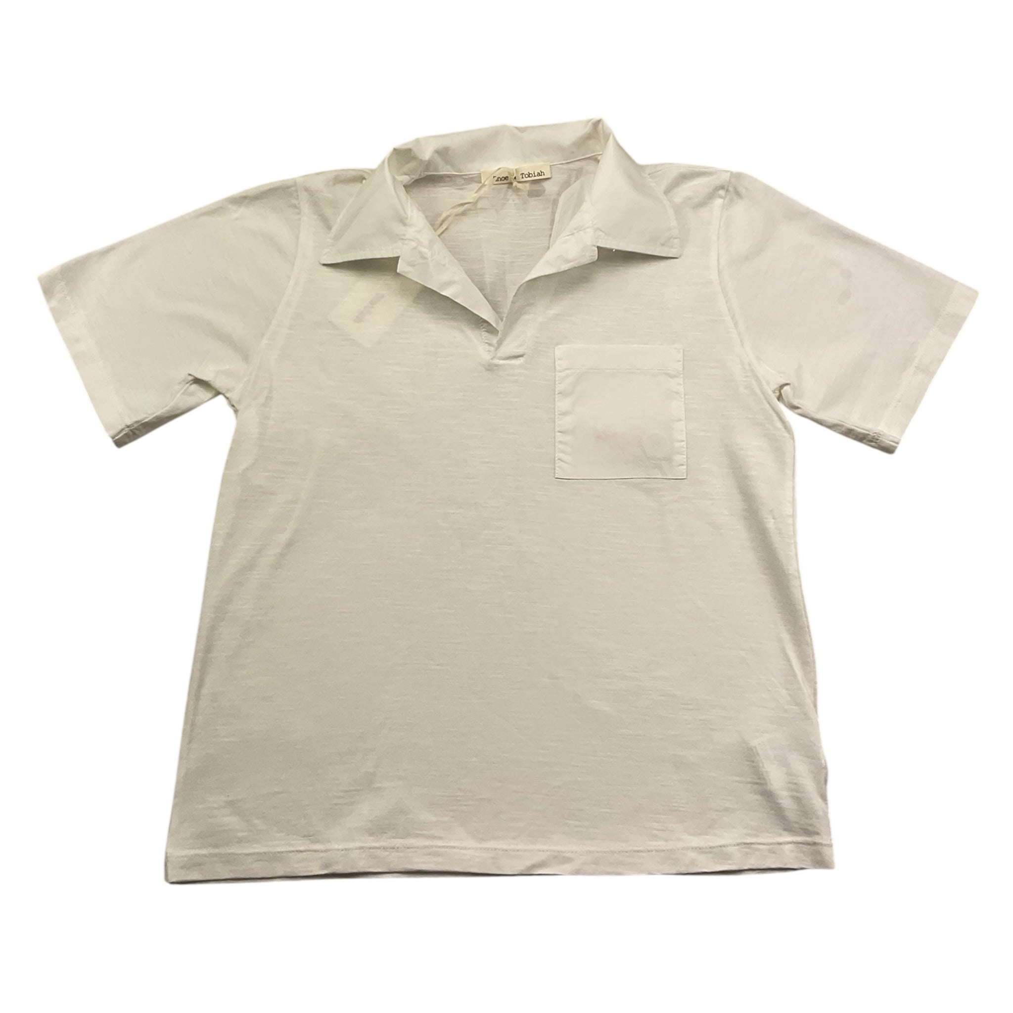 Zhoe & Tobiah Polo Mezza Manica Tinta Unita per Bambino BSE18M PANNA ZHOE & TOBIAH 