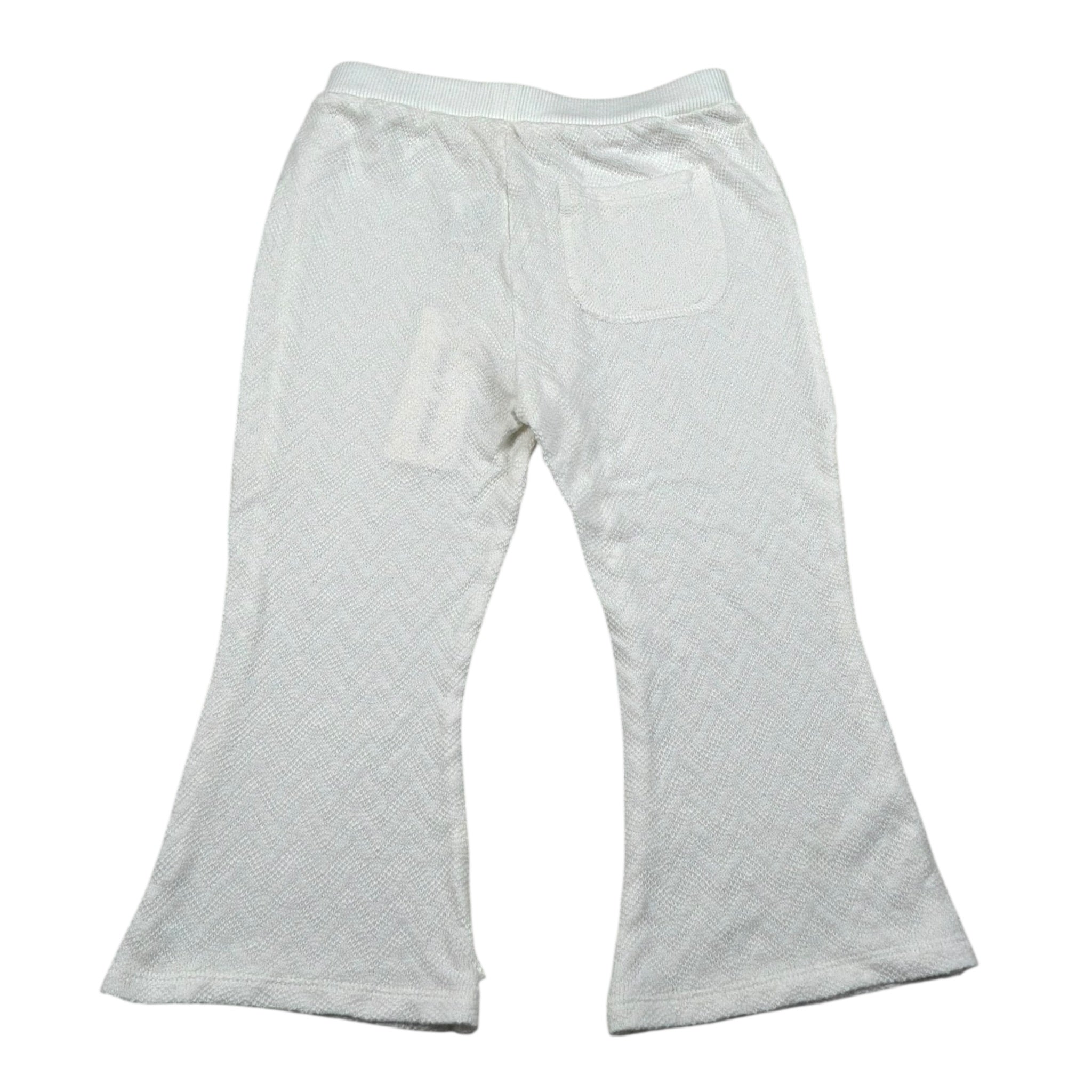 Zhoe & Tobiah Pantalone Tinta Unita Modello Zampa per Bambina CNA4F BIANCO ZHOE & TOBIAH 