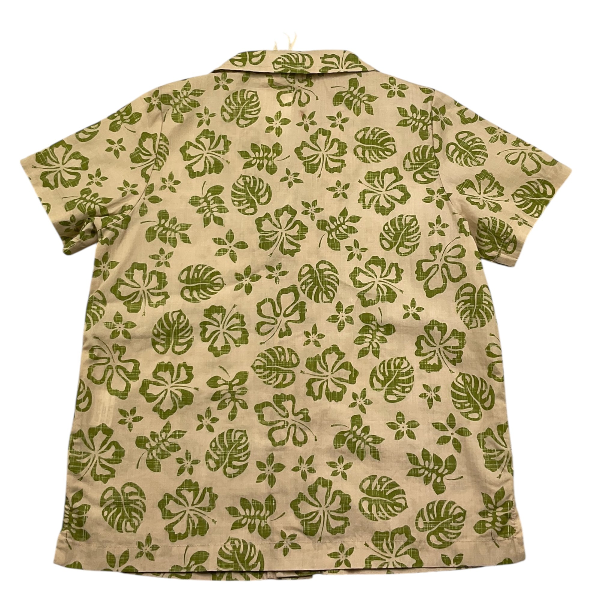 Zhoe & Tobiah Camicia Mezza Manica Tinta Unita Stampa Fantasia per Bambino WI1B BEIGE/VERDE ZHOE & TOBIAH 