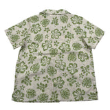 Zhoe & Tobiah Camicia Mezza Manica Tinta Unita Stampa Fantasia per Bambino WI1BJ BEIGE/VERDE ZHOE & TOBIAH 