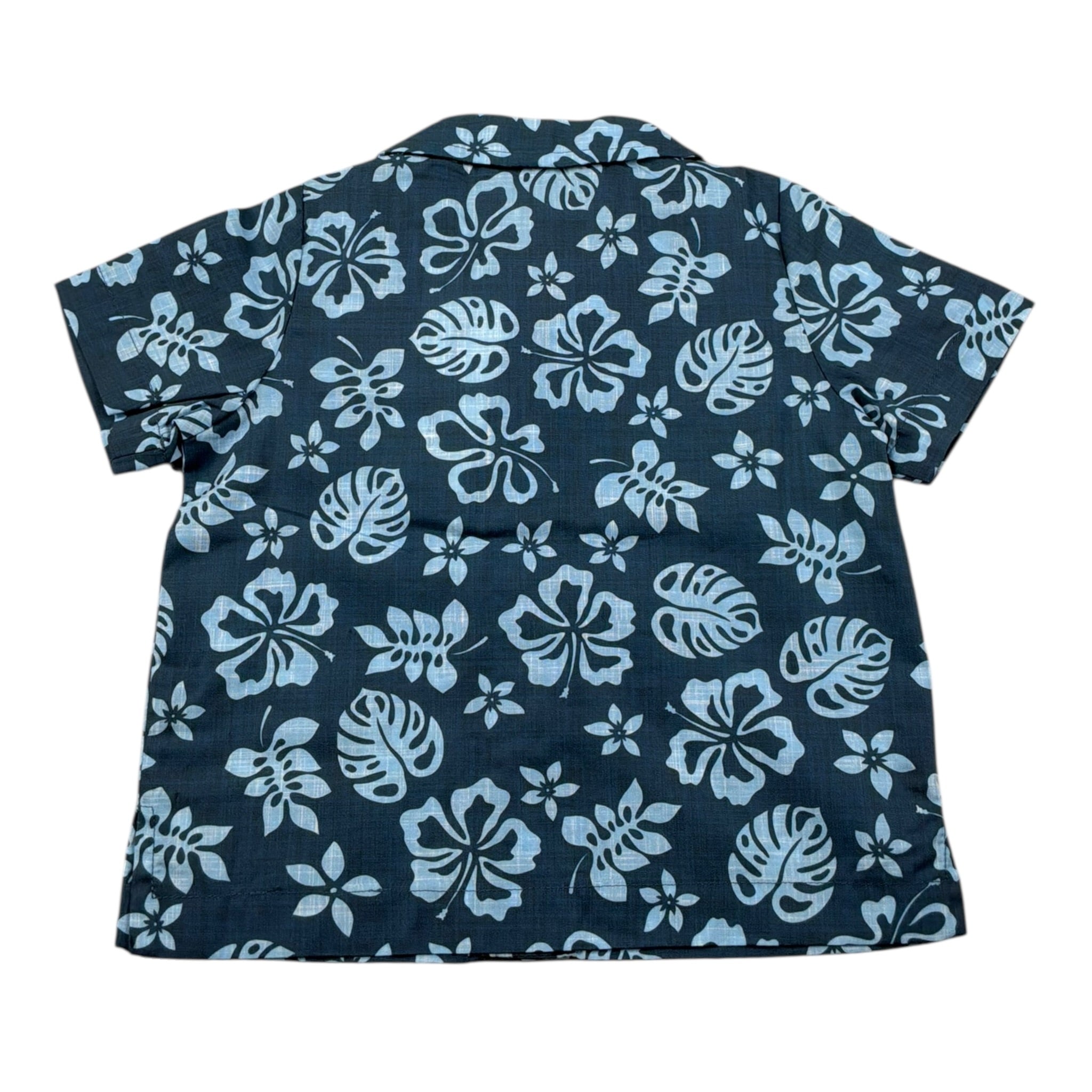 Zhoe & Tobiah Camicia Mezza Manica Tinta Unita Stampa Fantasia per Neonato WI1BN BLU ZHOE & TOBIAH 
