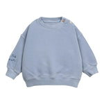 PLAY UP felpa tinta unita girocollo con stampa Azzurro per Neonato PA011AP10903N AZZURRO PLAY UP 