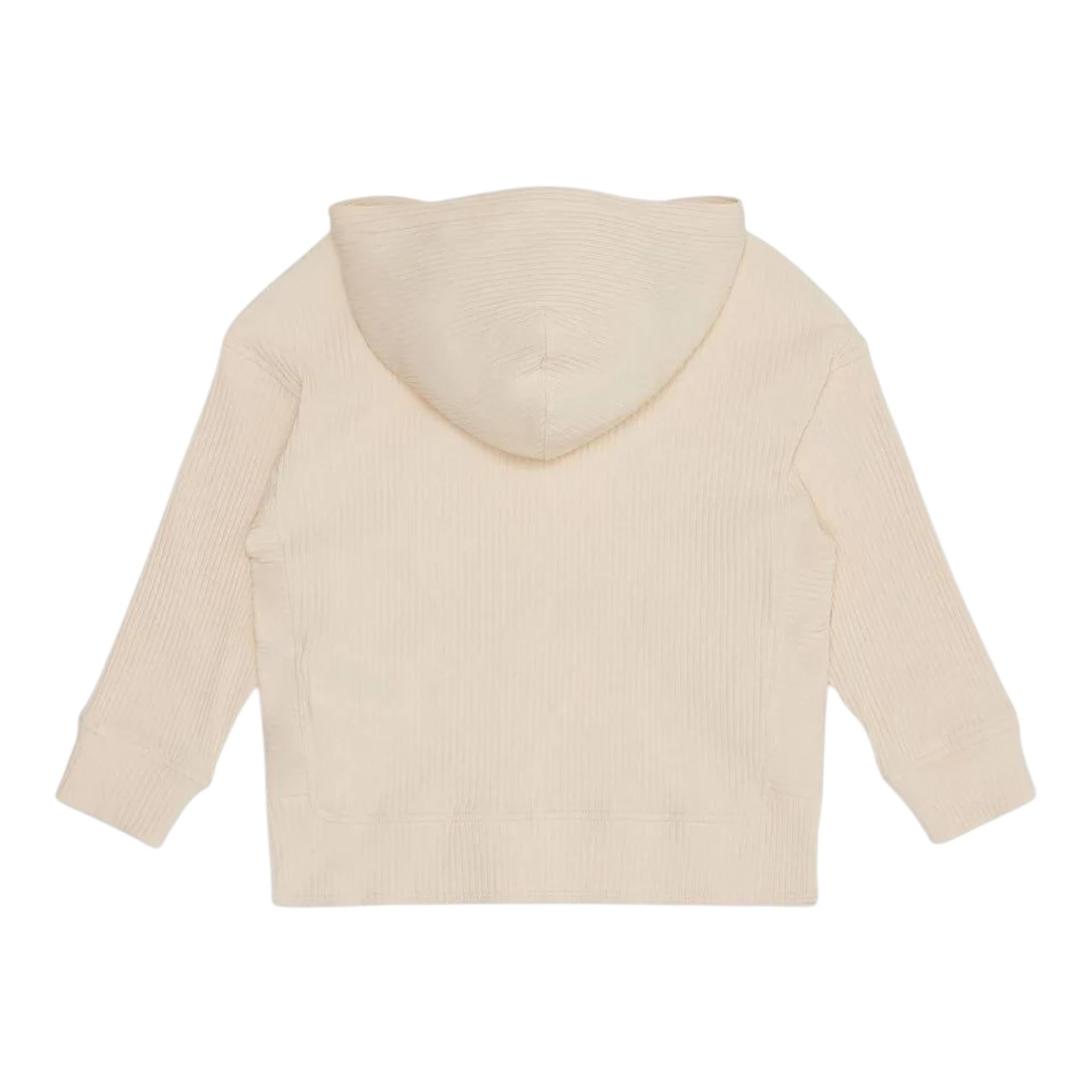 Emporio Armani Felpa Tinta Unita con Cappuccio per Bambino 3D4MJ7 BEIGE EMPORIO ARMANI 