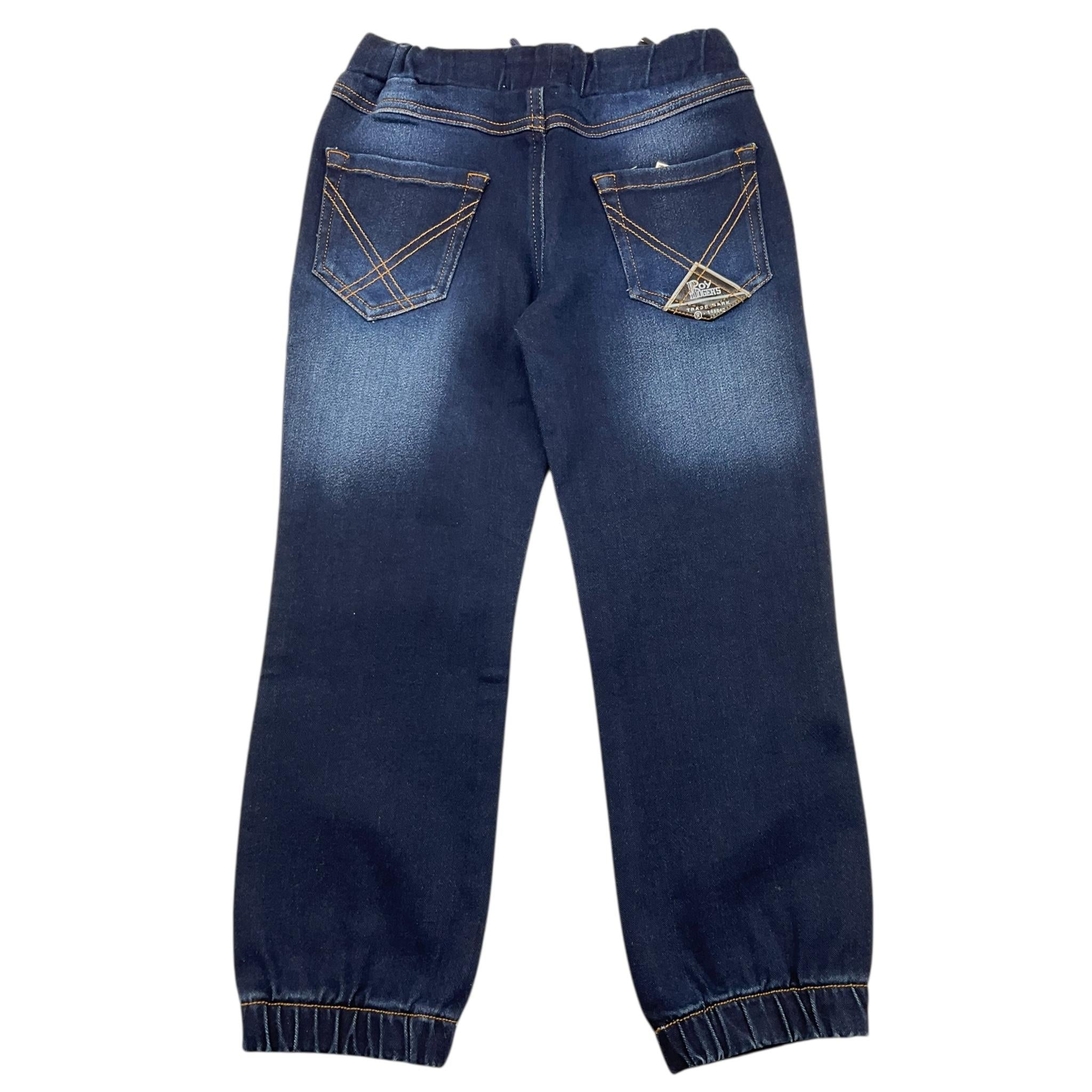ROY ROGER'S jeans morbido tinta unita con elastico in vita Blu per Bambino RA118 BLU ROY ROGER'S 