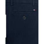 Tommy Hilfiger Pantalone Tinta Unita con Girovita Regolabile per Bambino KB0KB09435 BLU TOMMY HILFIGER 