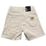 Patriot Ripped Denim Bermuda Einfarbig Weiß Für Jungen