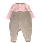 MAYORAL set tutina manica lunga tinta unita in ciniglia con cappello Rosa per Neonata 2782X RSAQ MAYORAL 