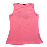 Fun &amp; Fun Einfarbiges Tanktop mit Rundhalsausschnitt in Rosa für Mädchen