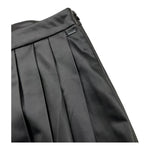 SARABANDA short in ecopelle tinta unita Nero per Bambina 07686 NERO SARABANDA 