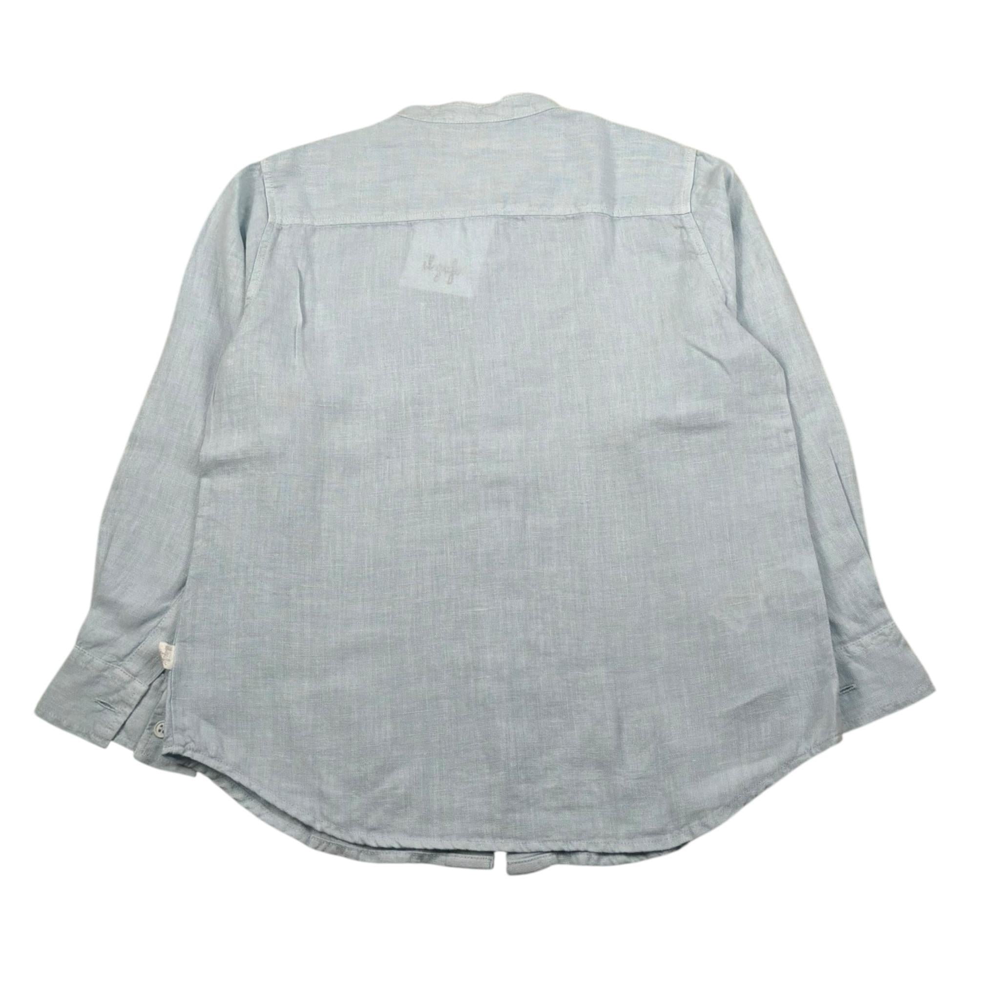 Il Gufo Camicia Manica Lunga Tinta Unita per Bambino P24CL016L6006 AZZURRO IL GUFO 