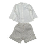 Il Gufo Completo 2 Pezzi Camicia-Bermuda per Neonato P25DP457L1018 PANNA IL GUFO 