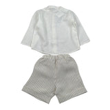 Il Gufo Completo 2 Pezzi Camicia-Bermuda per Neonato P25DP457L1018 PANNA IL GUFO 