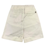 Dondup Bermuda Solid Color America Pockets Weiß für Jungen