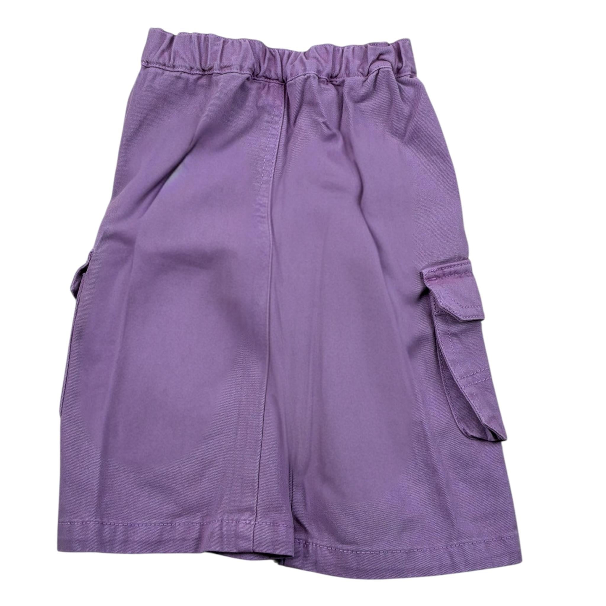 Diesel Jeans Tinta Unita Modello Cargo per Neonata K00603X VIOLA DIESEL 