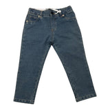 Dondup Jeans einfarbig mit verstellbarer Taille blau für Mädchen