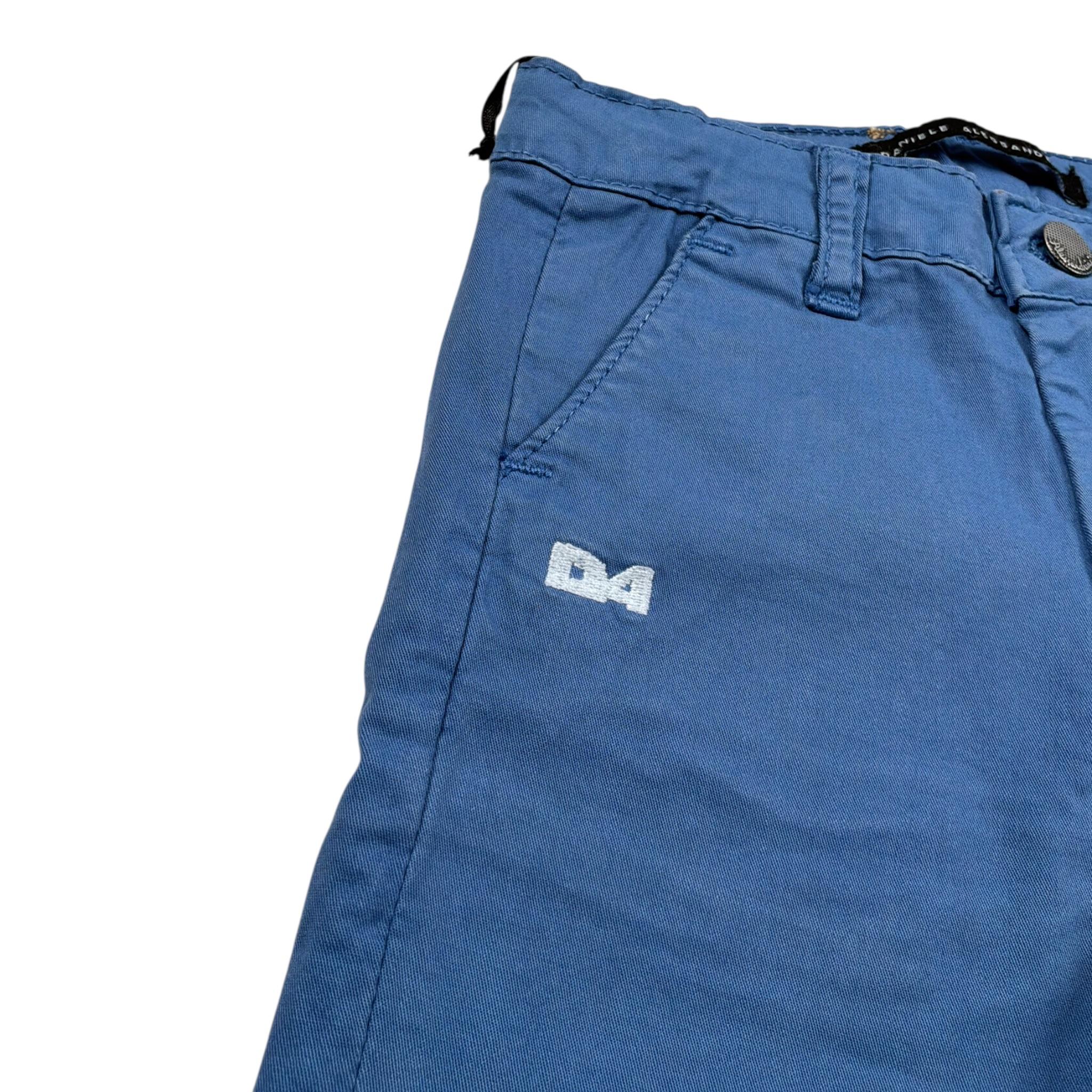 Daniele Alessandrini Bermuda tinta unita con Girovita Regolabile Blu per Neonato 1296P0834X BLU DANIELE ALESSANDRINI 